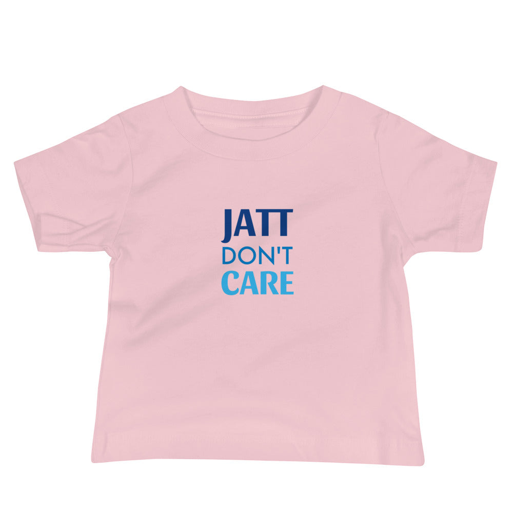 "JATT DON'T CARE" Baby Jersey Short Sleeve Tee