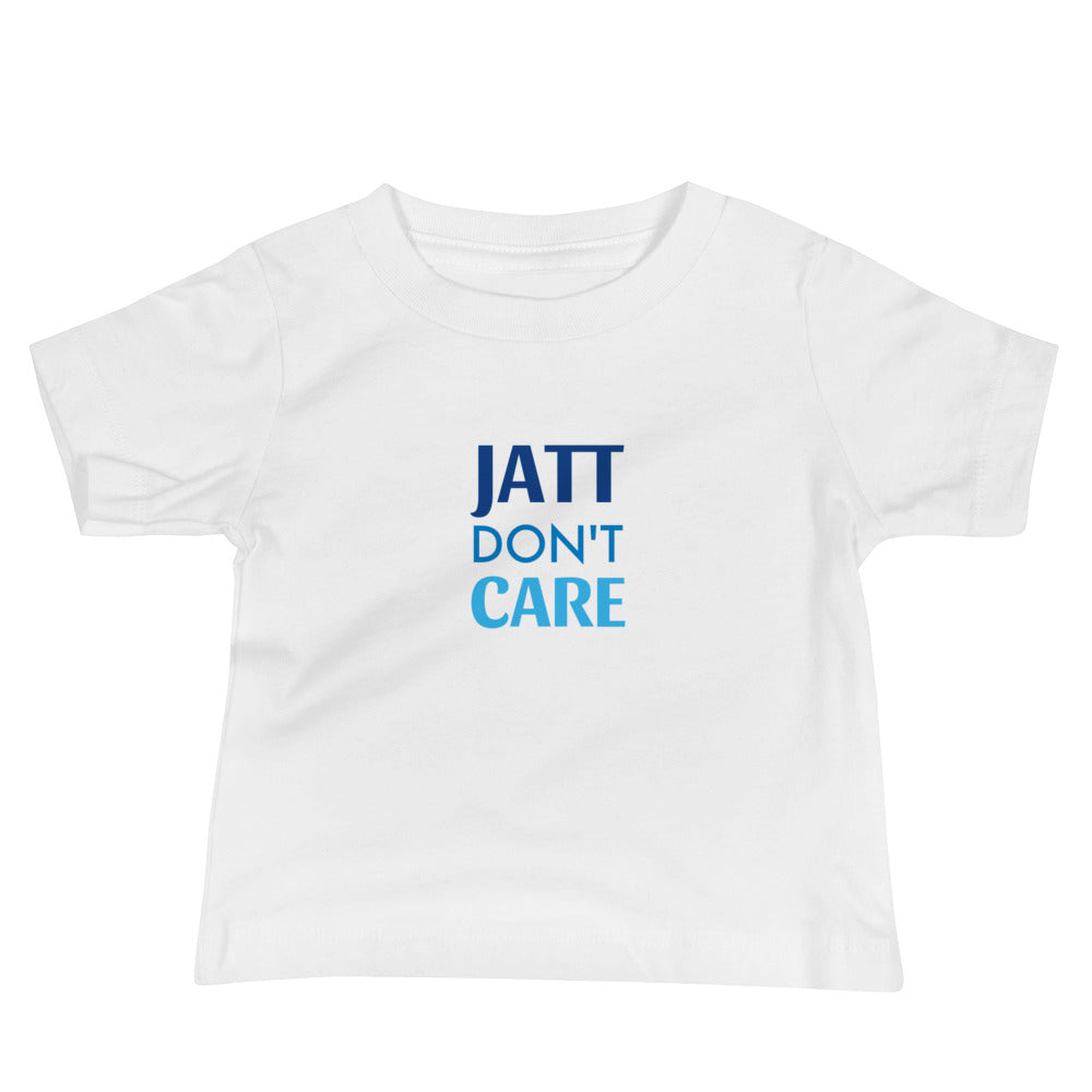 "JATT DON'T CARE" Baby Jersey Short Sleeve Tee