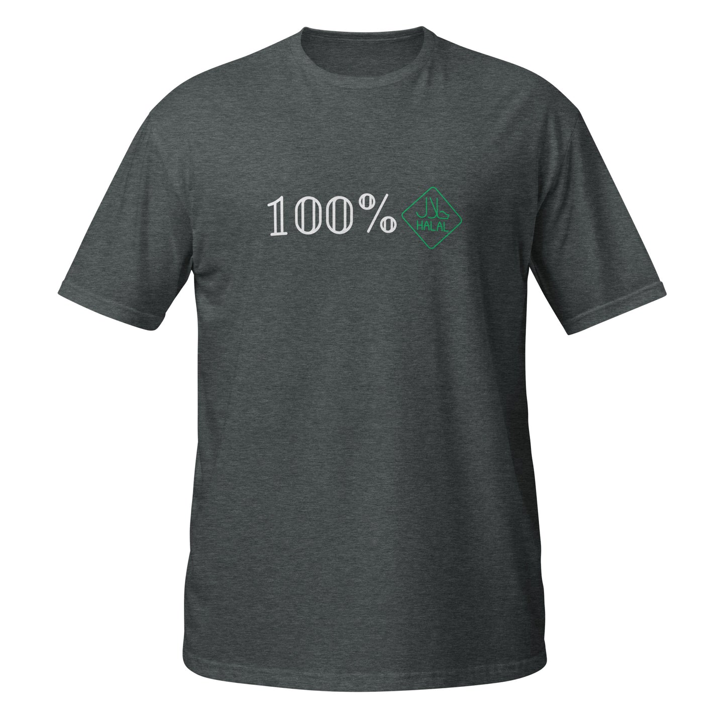 "100% HALAL" Short-Sleeve Unisex T-Shirt