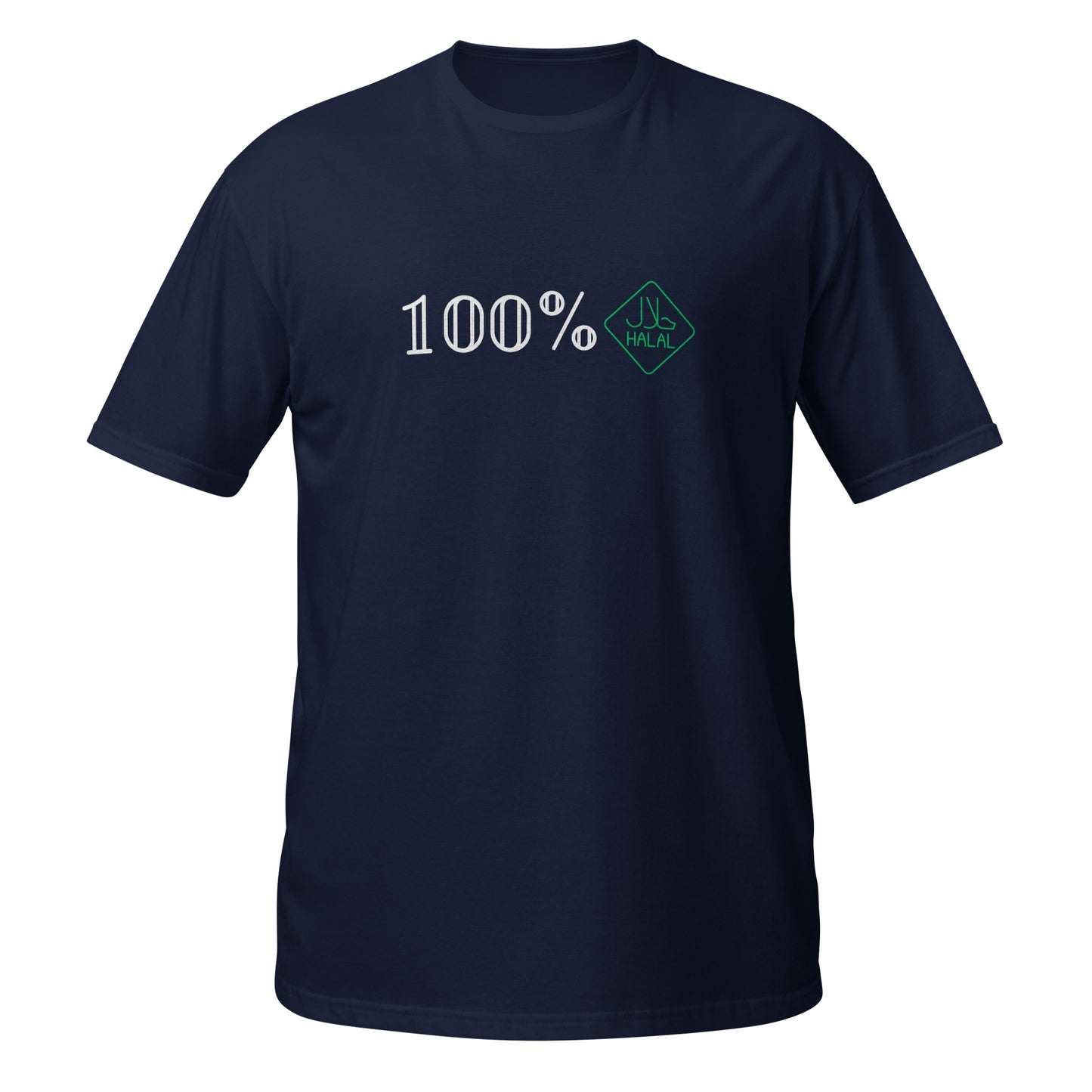 "100% HALAL" Short-Sleeve Unisex T-Shirt