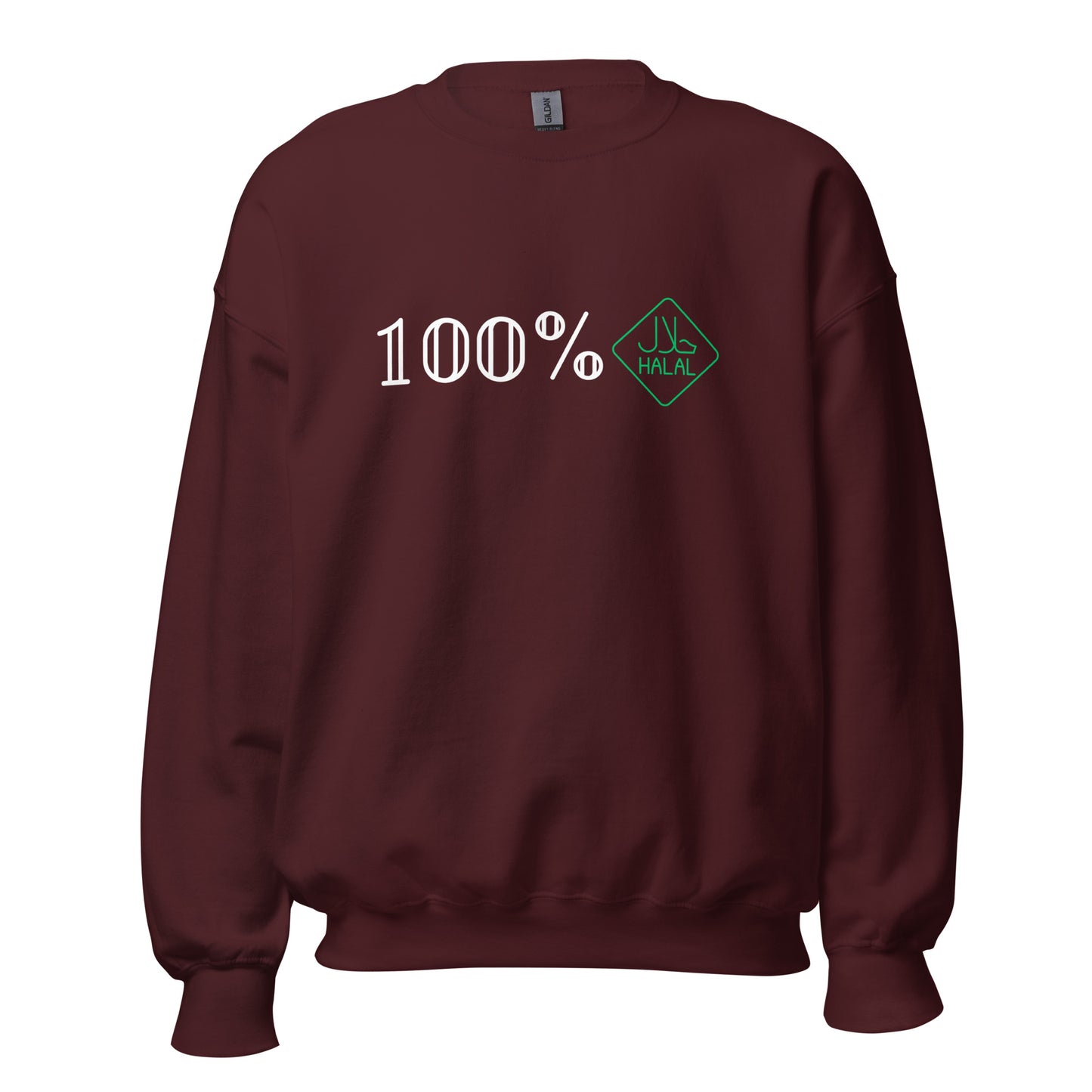 "100% HALAL" Unisex Sweatshirt