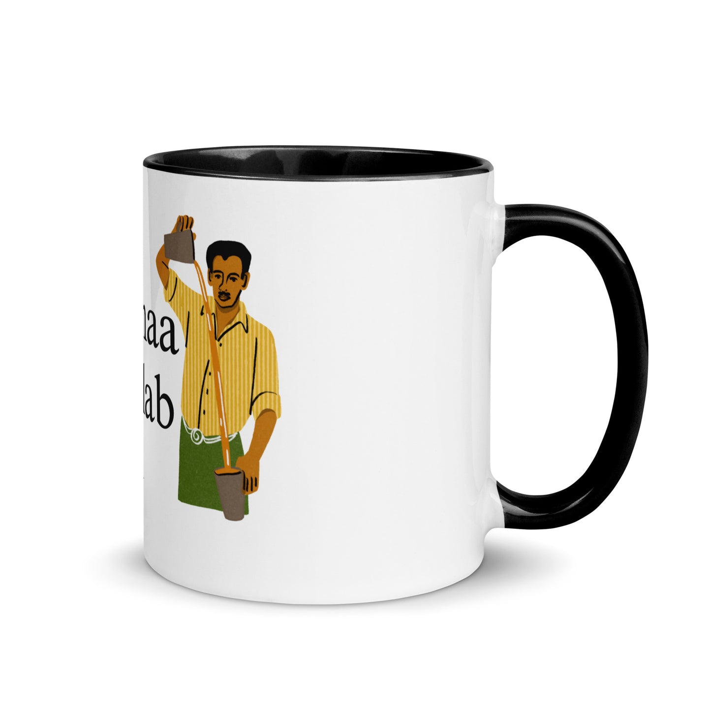 "BAS CHAA DI TALAB SI" Mug with Color Inside