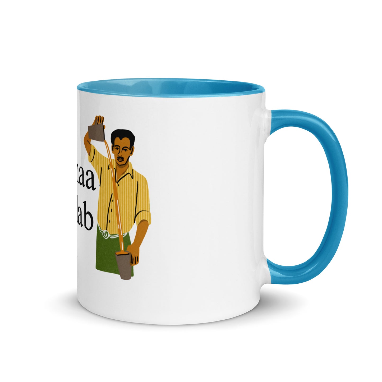 "BAS CHAA DI TALAB SI" Mug with Color Inside